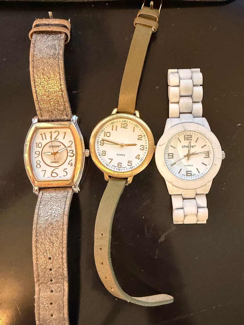 Chico's lot of 3 watches
